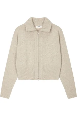 Studio Tomboy High-neck zip-up cardigan