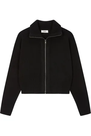 Studio Tomboy High-neck zip-up cardigan