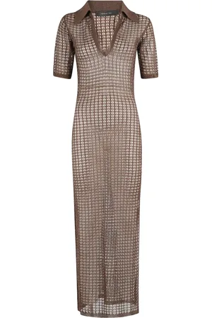 FEDERICA TOSI Knitted polo dress