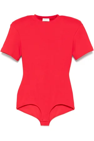 MAGDA BUTRYM Ribbed short-sleeve bodysuit