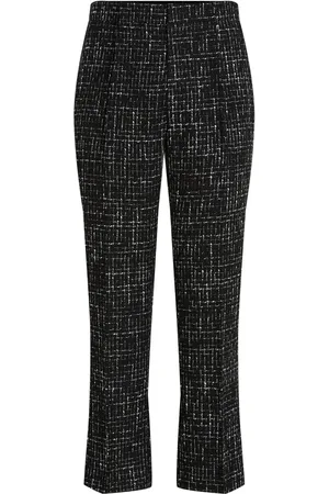 Karl Lagerfeld Straight leg boucl?? trousers