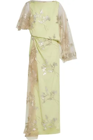 Erdem Short-sleeved draped dress