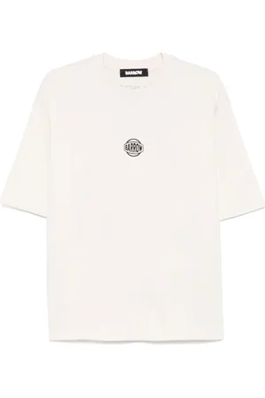 BARROW Crystal-embellishment T-shirt