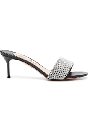 Aquazzura Wonderland 65mm crystal sandals