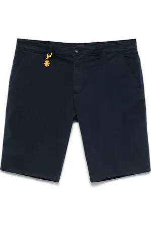 Manuel Ritz Logo-appliqu?? shorts