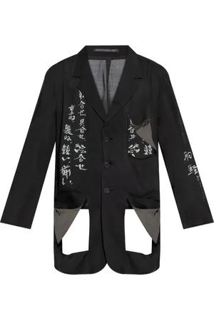 YOHJI YAMAMOTO Cut out-detail blazer