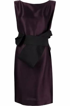 Lanvin 2006 bow detail sleeveless dress