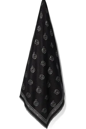 Karl Lagerfeld Lurex-detail scarf