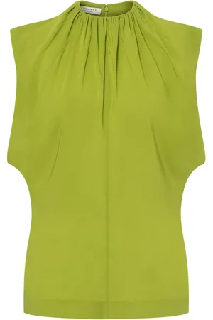 Serafini Draped sleeveless top