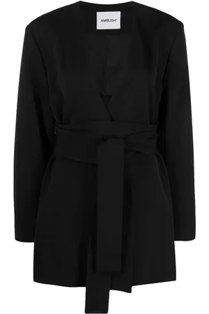 AMBUSH Asymmetric-hem belted blazer