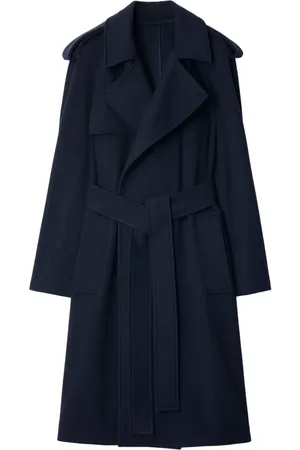 Burberry Notched-lapel cashmere coat