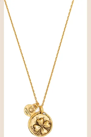 Goossens Talisman four-leaf clover medallion necklace