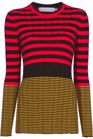 Proenza Schouler Slinky striped long-sleeve jumper