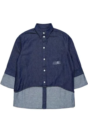 Maison Margiela Logo-print denim shirt