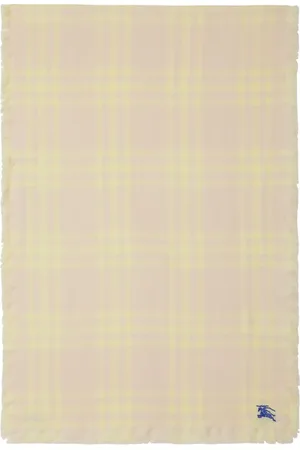 Burberry Checked wool-silk reversible scarf