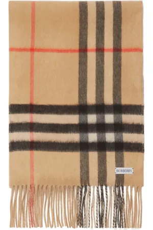 Burberry Reversible check cashmere scarf