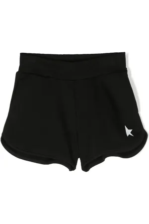 Golden Goose Star-print cotton-blend shorts