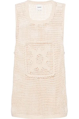 Nanushka Myrtille crochet-knit top