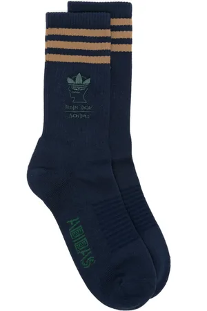 adidas X Brain Dead logo-embroidered socks