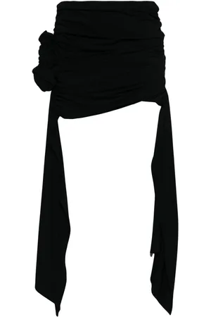 MAGDA BUTRYM Draped asymmetric mini skirt