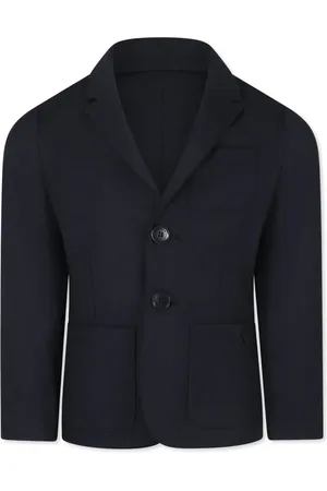 Emporio Armani Logo-embroidered blazer