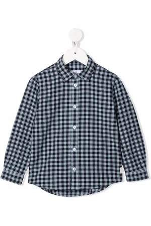 KNOT Kentaro gingham-check print shirt