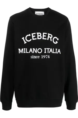 Iceberg Logo-print cotton sweatshirt