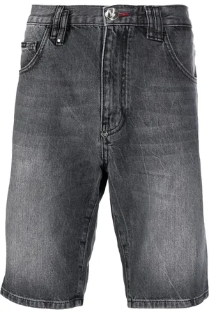 Philipp Plein Knee-length denim shorts