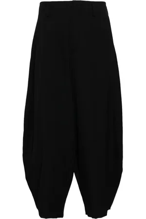 Comme des Garçons Cropped wool tailored trousers