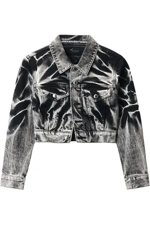 Alexander Wang Blade-logo denim jacket