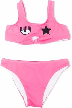 Chiara Ferragni Star-eye print bikini