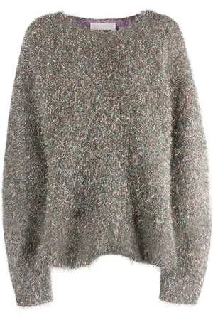 Jil Sander Brushed lurex-blend knitted jumper