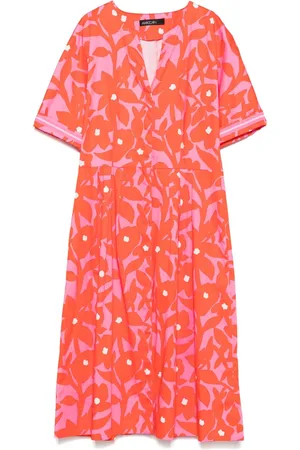 Marc Cain Floral-print midi dress