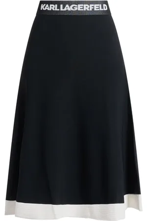 Karl Lagerfeld Flared knit skirt