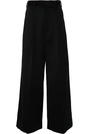 Simone Rocha Pleated wide trousers