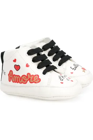 Dolce & Gabbana Patched hi-top sneakers