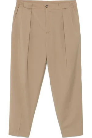 Manuel Ritz Logo-appliqué trousers