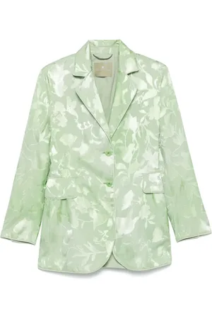 ERMANNO SCERVINO Floral-jacquard blazer