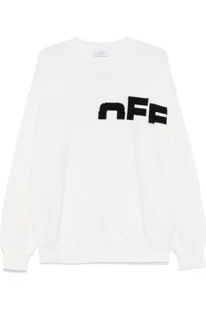 OFF-WHITE Intarsia-knit logo sweater