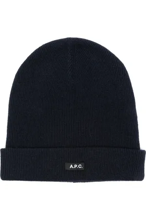 A.P.C. Logo-tag wool beanies