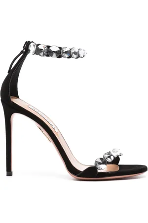 Aquazzura Maxi Tequila 110mm crystal-embellished sandals