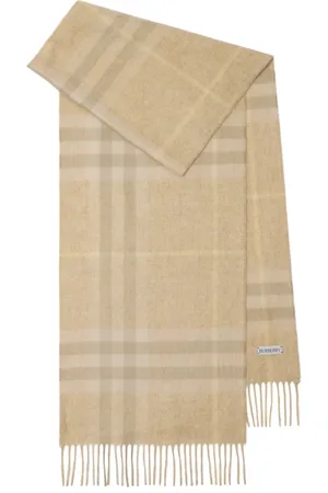 Burberry Check cashmere scarf