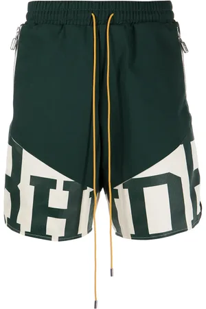 Rhude Logo-print Flight shorts