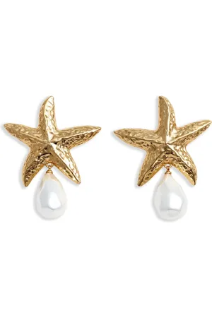 Self-Portrait Starfish-embellished earrings