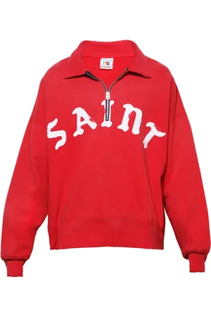SAINT MXXXXXX Logo-print cotton sweatshirt