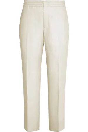 Ermenegildo Zegna Oasi tapered-leg linen trousers