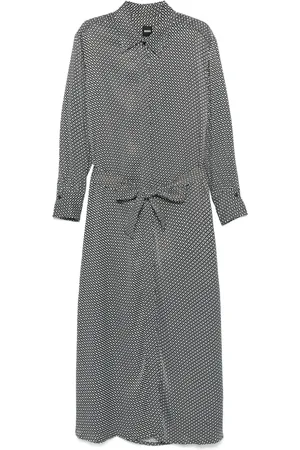HUGO BOSS Monogram midi dress