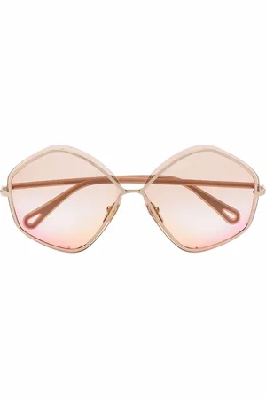 Chloé Pentagonal gradient sunglasses