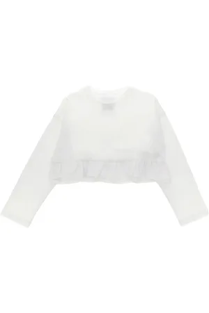 DOUUOD KIDS Ruffled T-shirt