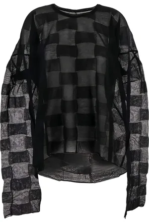 UMA WANG Patterned-jacquard T-shirt